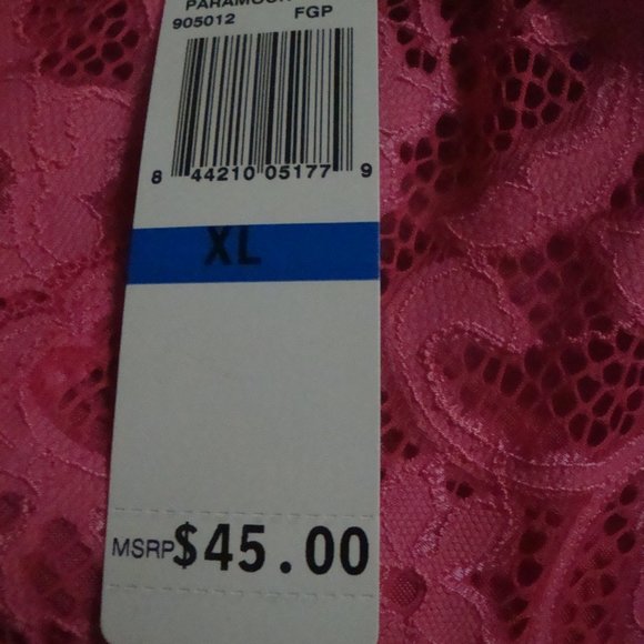 Paramour Abbie Nursing Lace Bralette Bra Pink XL - Picture 2 of 3